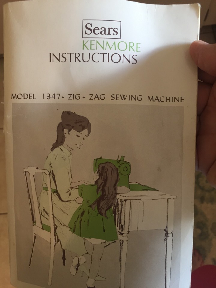 Vintage Sears Kenmore 15810302 Portable Sewing Machine Hard Case eBay