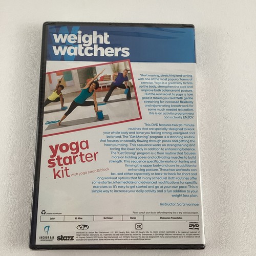 Weight Watchers Yoga Starter Kit DVD Workout Beginner Intermediate Advanced New - Picture 2 of 6