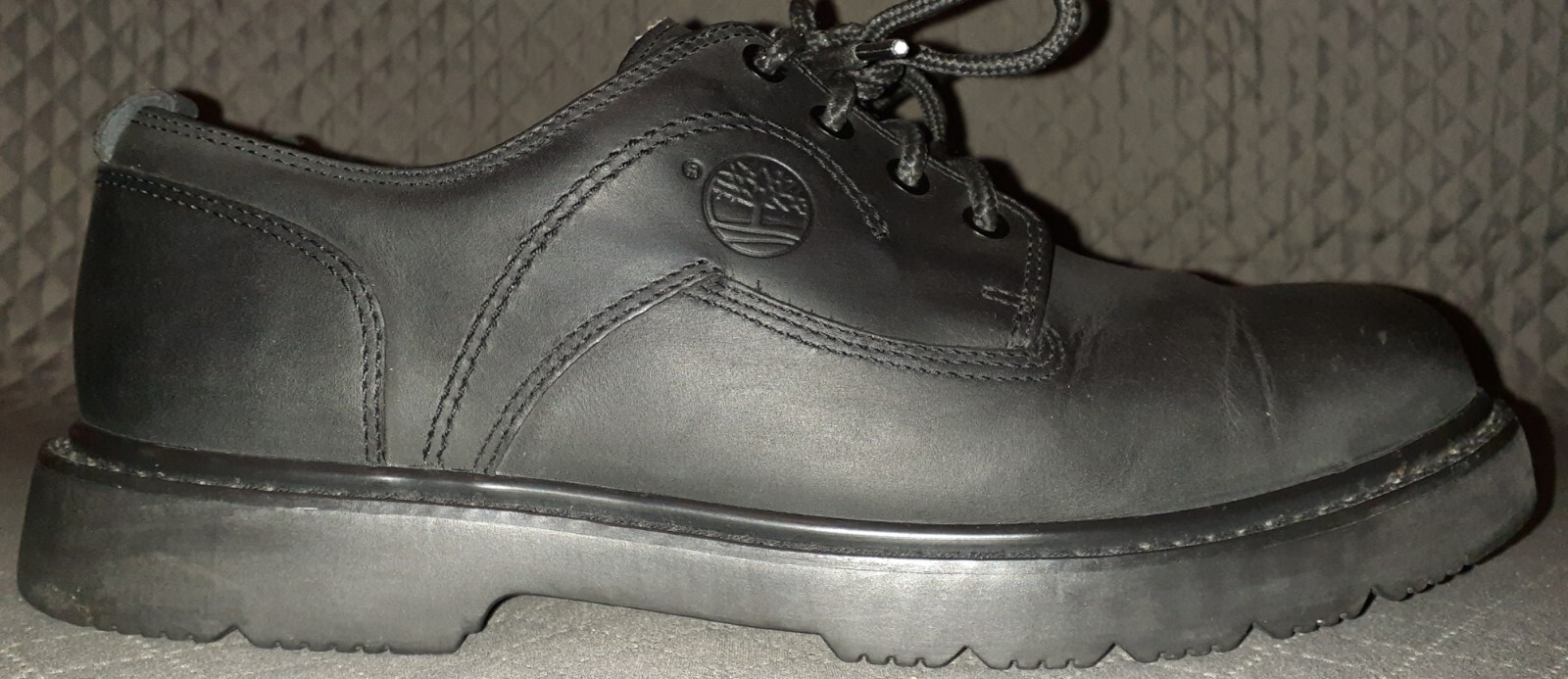 SAOLA Scarpe eleganti casual Timberland da uomo Oxford in pelle nera taglia US 10 Medium