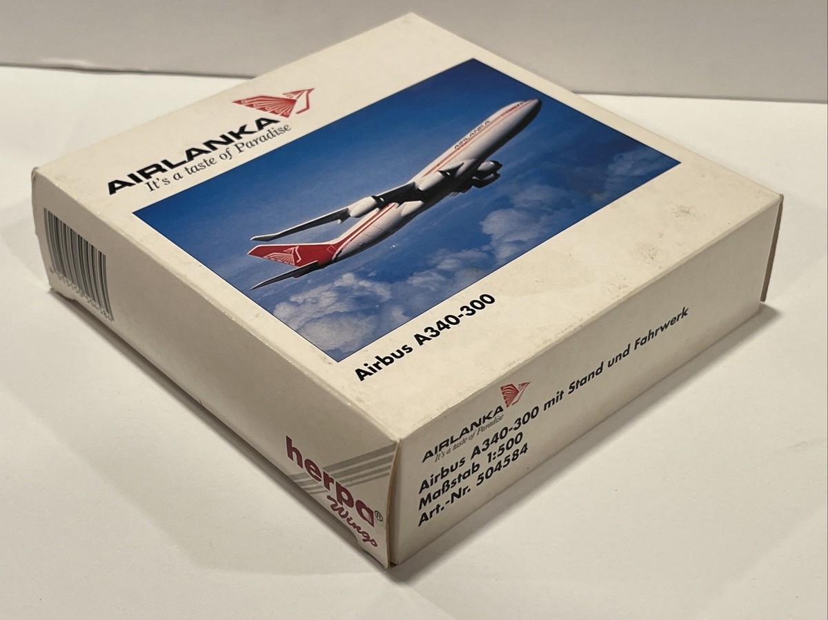 1:500 Herpa Airlanka Sri Lankan Airlines Airways Airbus A340