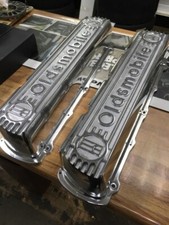 Oldsmobile Gm Performance Racing Aluminum Valve Covers Pr 22525295 Show Polished