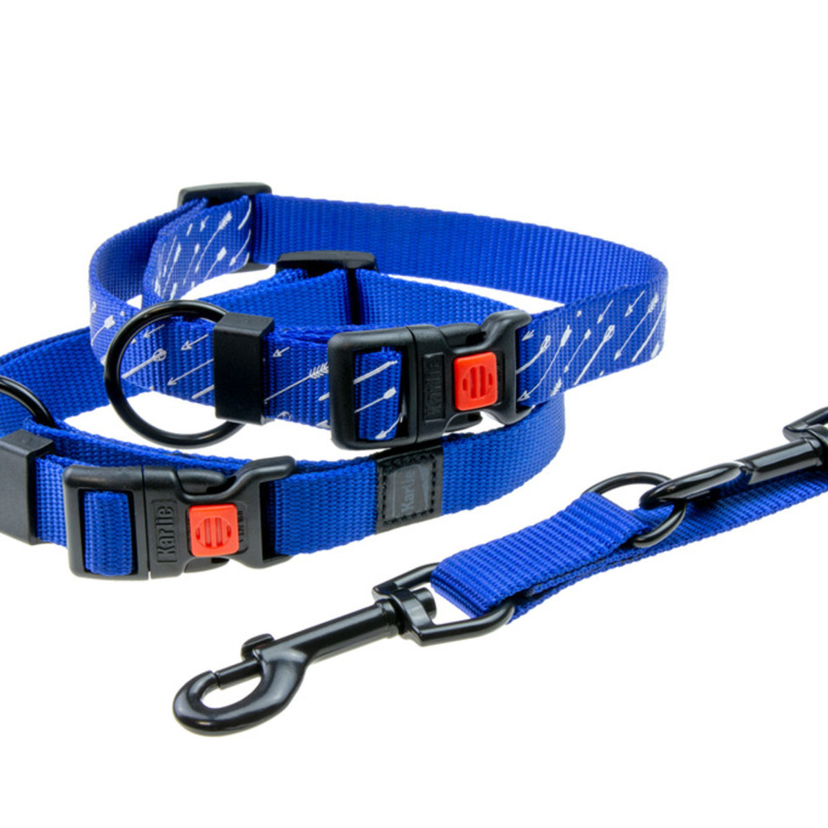 ART SPORTIV PLUS Hundeleine Mit Handschlaufe – Nylon-Leine In 9 Farben, 100 Cm, Verchromte Beschläge
