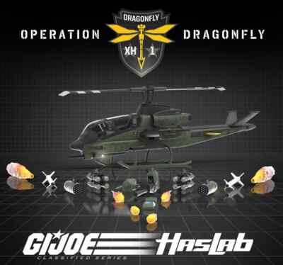 G.I. Joe - DRAGONFLY XH-1 HASBRO PULSE HasLab Classified Series MISB all tiers