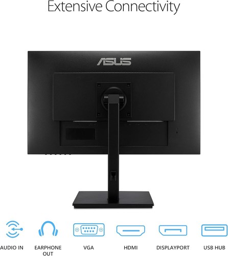 ASUS 23.8”1080P Monitor-Full HD IPS 75Hz Speakers Adaptive-Sync VA24DQSB - Picture 6 of 8