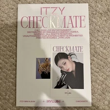 Itzy Checkmate Ryujin Version Album With Signed Ryujin Postcard (No photocard)