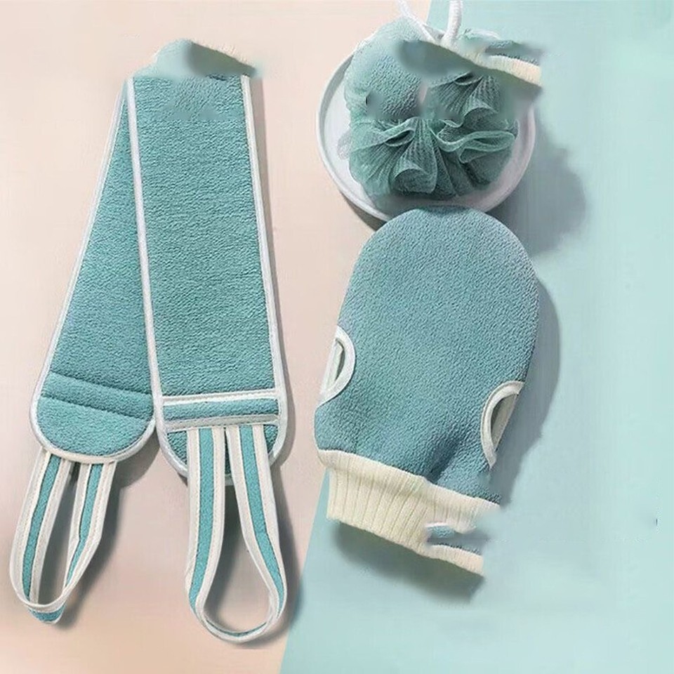 Scrubber Set Bath Glove Back Massager Back Massager Bath Glove Body