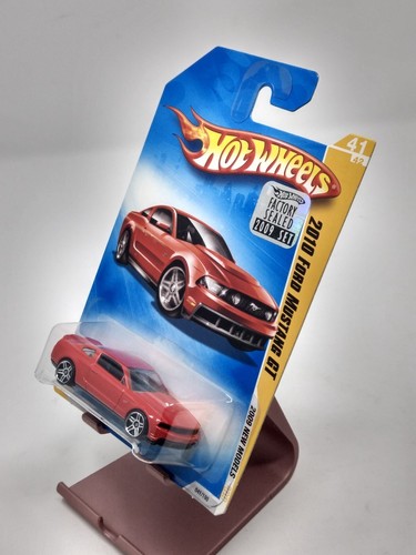2008 Hot Wheels New Models 2010 Ford Mustang GT 41/190 Red - Picture 3 of 5