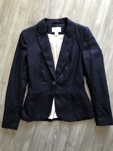 h&m navy blazer