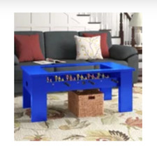 New Pagedale 45" Foosball Coffee Table Blue