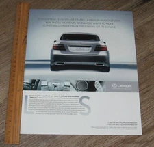 LEXUS Car AD 2007 LS 460 original ONE magazine page advertisement