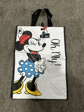 Disney Minnie Mouse Reusable Bag Grocery Tote “Oh My!” Lightweight  13.5x19x8