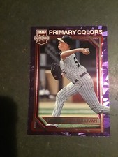 2023 Elite Extra Edition Sean Sullivan Primary Colors Insert Colorado Rockies