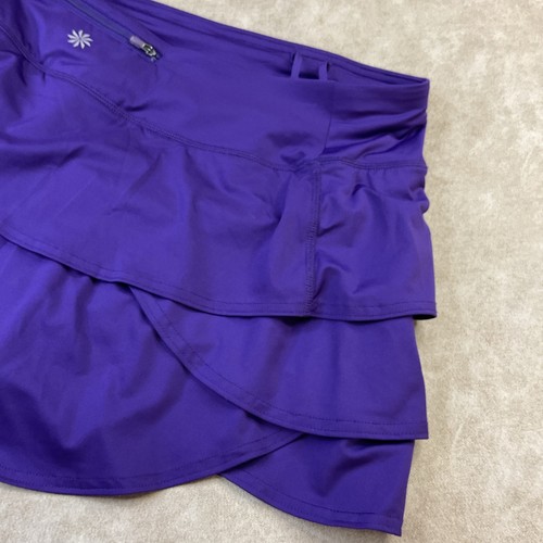 Jupe-short Athleta Swagger Tiered - Taille M, Gris - Avec Short Intégré - Parfait état