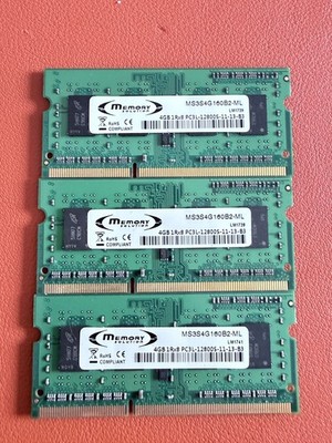 Arbeitsspeicher Memory Solution 4GB 1Rx8 PC3L-12800S-11-13-B3