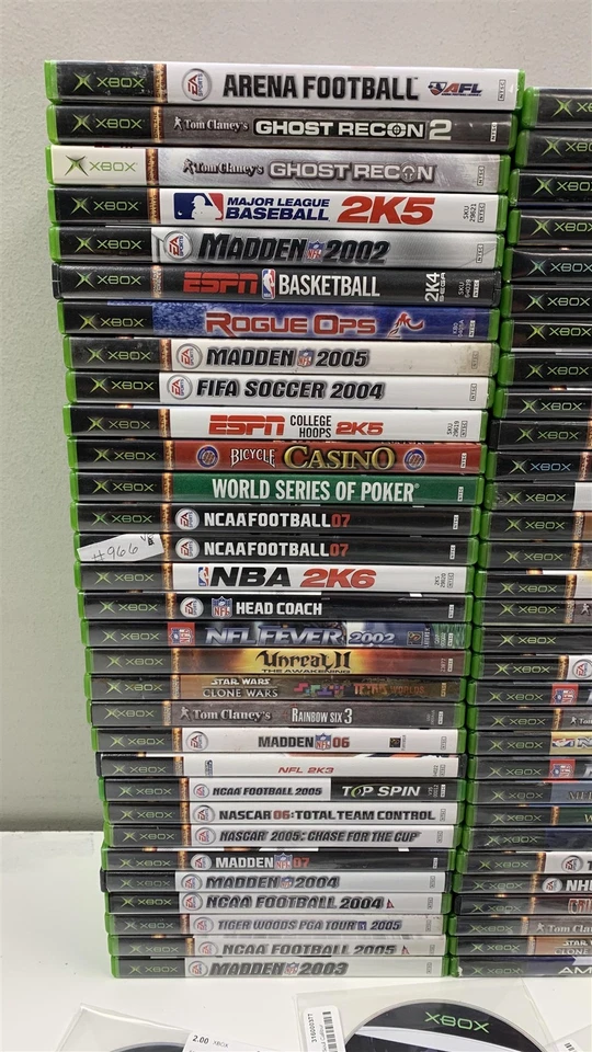 Huge Lot 173 Original Xbox Games Bundle Sports Action Racing Working Disc & Case - Image 2 of 4