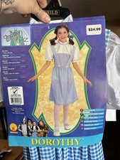 Rubie's Dorothy Girls Child Costume The Wizard of Oz Size Medium 8-10 5-7 yrs