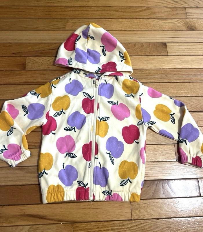 Girls Old Navy back To School Apple Jacket …6T