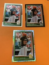 2025 Panini Donruss - James Wood #41 1 Rockets, 1 Black Optic, 1 Base  (RC)