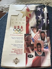 1996 Upper deck Olympicardd Sealed Packs Olympic cards 26 Sealed Packs W/box