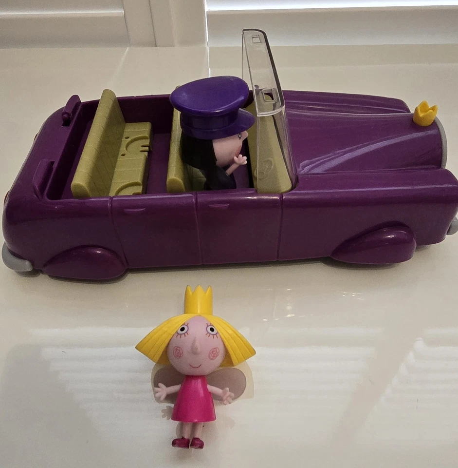 Ben & Holly's Little Kingdom Royal Limousine Toy Car Nanny Plum Holly Figurine - Image 3 of 4
