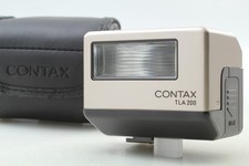 N Mint Tested w/Case : Contax TLA200 Silver Shoe Mount TTL Flash for G1 G2 JAPAN