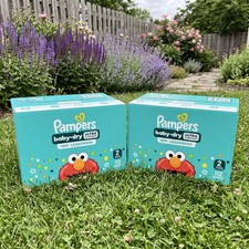  HOT DEAL 2 PACK Pampers Baby Dry Baby Diapers Size 2, 112 Count