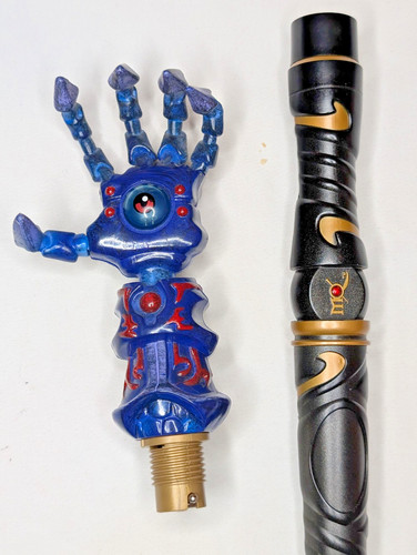 MAGIC QUEST Great Wolf Lodge Wand Blue Eye Claw Hand Working