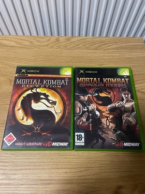 Microsoft Xbox Classic Mortal Kombat Deception und MK Shaolin Monks USK 18 