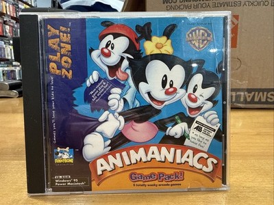 Animaniacs Game Pack PC CD ROM for Windows 95 / PowerMac 1997