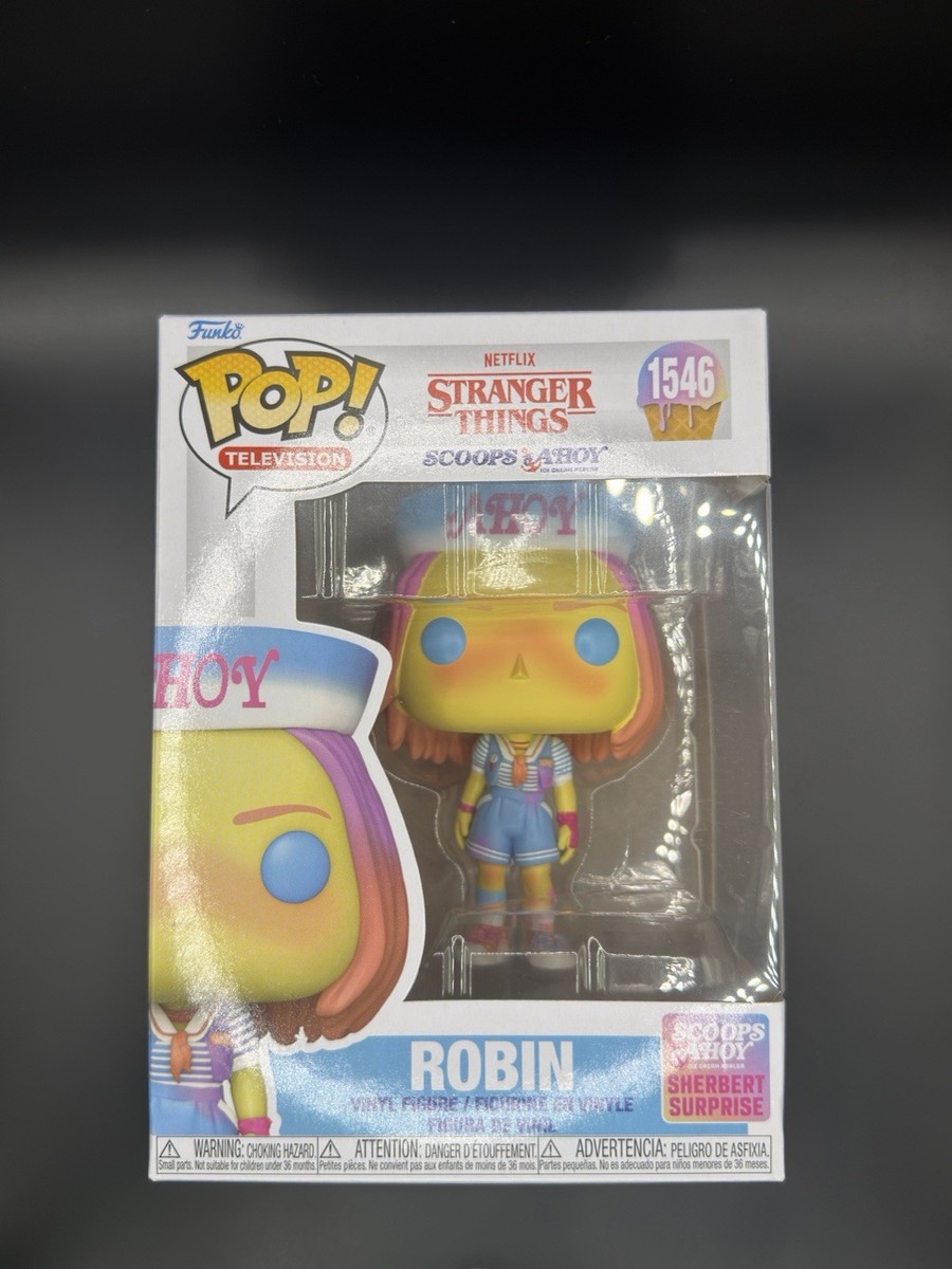 Funko Pop! Vinyl Stranger Things Robin Scoops Ahoy 1546 Sherbert 