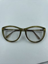 Christian Dior Eyeglasses Made In Germany Light Green With Gold Fleck 2557