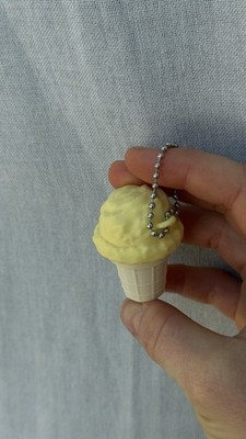 Ice Cream Cone Keychain clicker