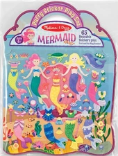 Puffy Sticker Play Set Mermaid 65 Stickers
