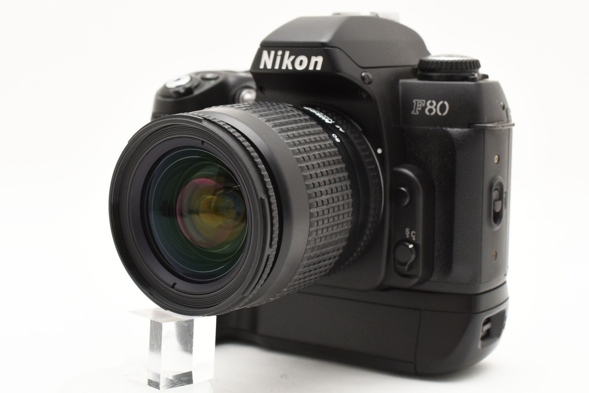 MINT w/MB-16 ] Nikon F80 S Black SLR Film Camera AF 28-80mm