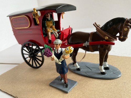 Trophäe Miniaturen Viktorianische Fahrzeuge. Floristen- und Baumschulenwagen.