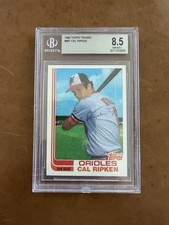 1982 Topps Traded - Cal Ripken #98T (AU RC) Rookie Card BGS 8.5 NM-MT   ???. rookie card picture