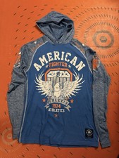 American Fighter Men  s Hoodie Small