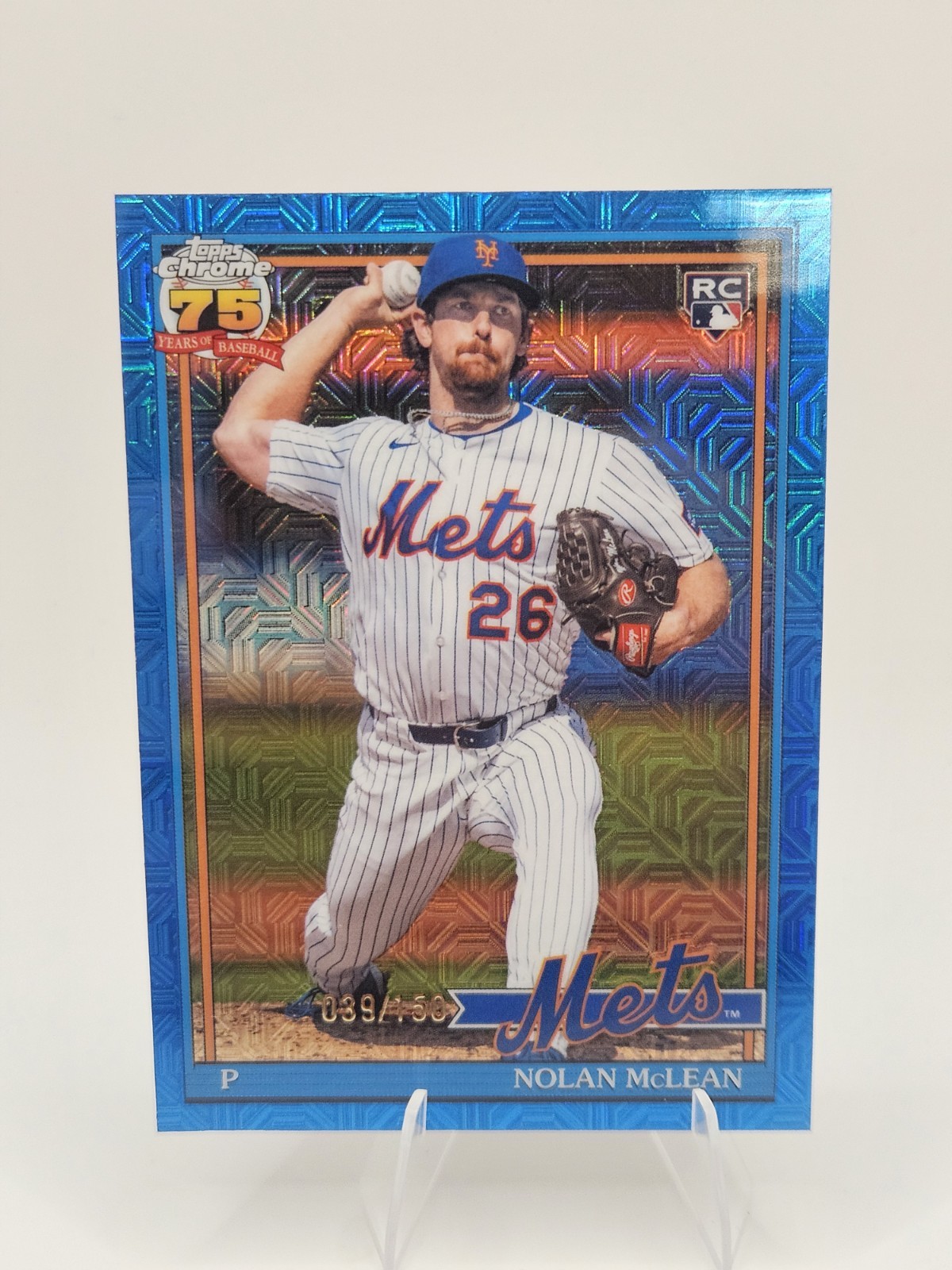 2026 Topps Series 2 #91C2-26 Nolan McLean blue mojo refractor RC /150