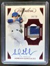 2025 Panini Flawless Adrian Gonzalez Patch Auto Vertical Ruby #/20 Dodgers
