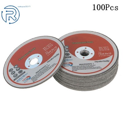 100Pack 3'' × 1/32'' × 3/8'' Cut Off Wheels Die Grinder Metal Cutting Disc New