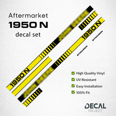 JD 1950 N Decal Kit - Aftermarket Tractor Stickers - Full Set