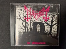 MAYHEM - IN MEMORIUM - CD - FREEZING MOON 001 - VERY GOOD - RARE - FREE SHIPPING