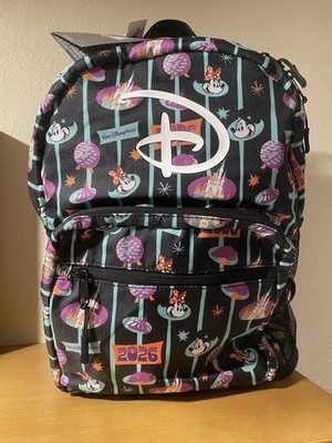 Exklusiver Disney Parks 2026 Mickey & Minnie Mouse Motto Rucksack Tasche Neu mit Etikett