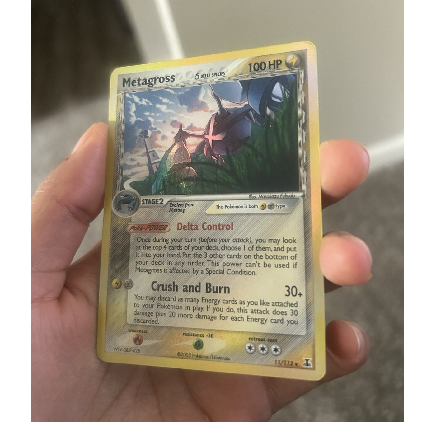 The Pokémon Company Metagross 11/113 Delta Species Holo Rare Stage 2 100 HP