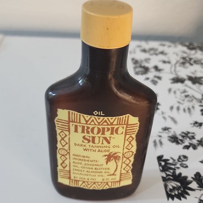 vintage Tropic Sun Dark Tanning Oil Hydrating Scented Tan Accelerator 8 fl oz