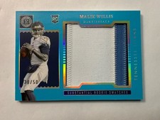 2022 Panini Encased Substantial Rookie Swatches Malik Willis Jumbo Patch /50