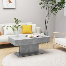 Modern Wooden Living Room Rectangular Coffee Table Wood Wide Lounge Tables