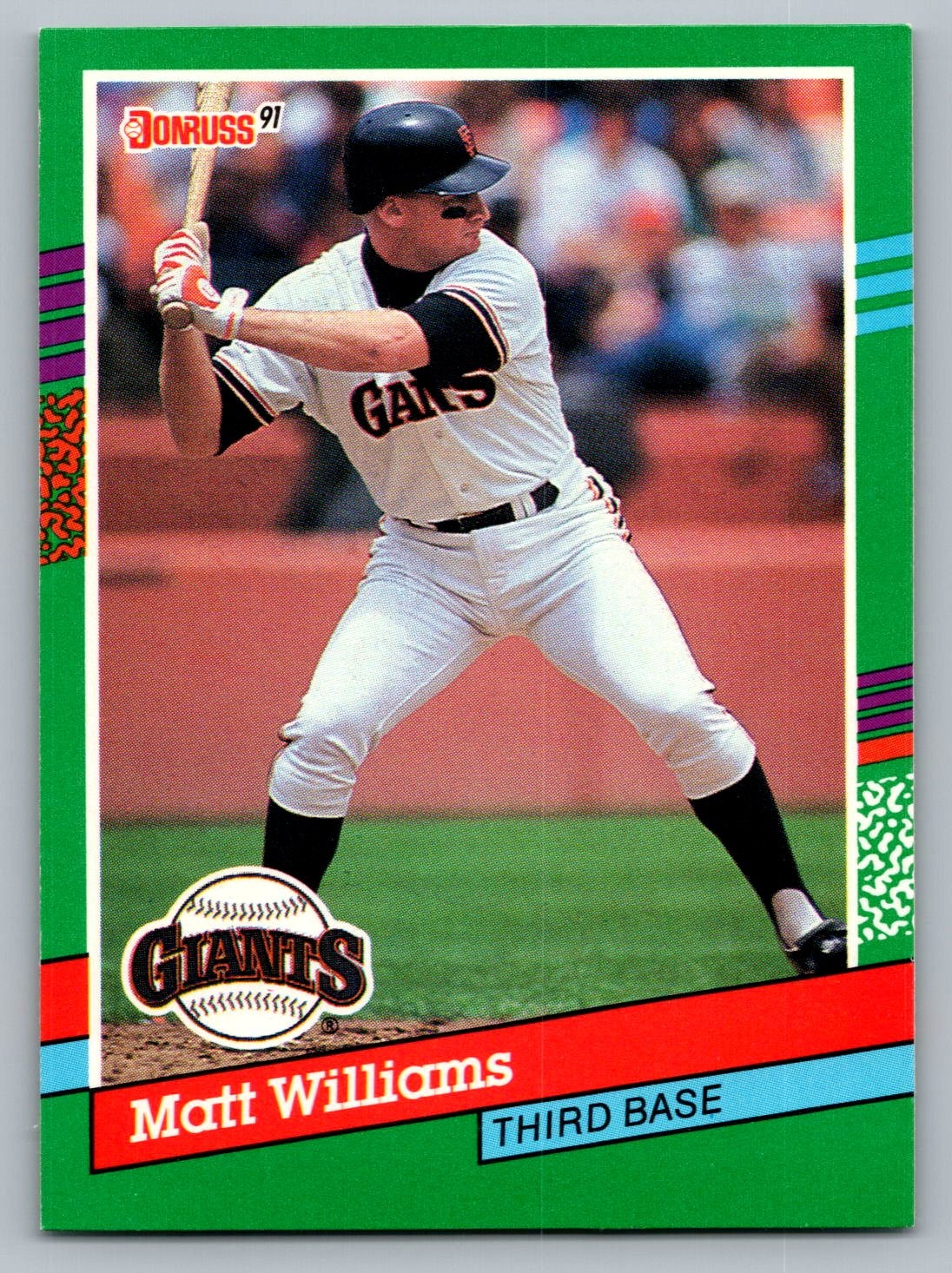 San Francisco Giants Matt Williams Donruss 685 1991