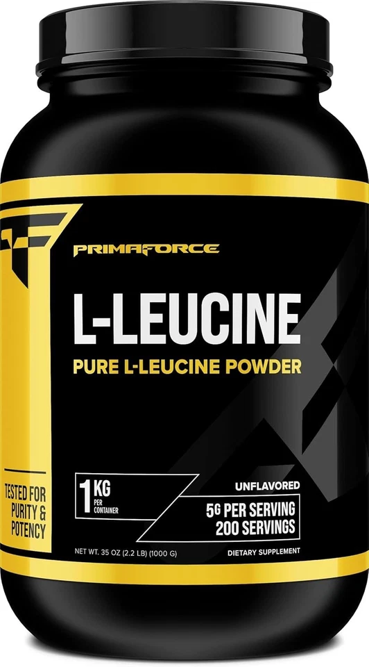 L-Leucine Powder 1 KG Bottle - Non-GMO, Gluten Free, 200 Servings, GMP Certified - Image 3 of 4