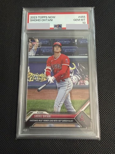 2023 TOPPS NOW SHOHEI OHTANI #455 PSA 10